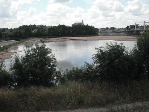 Photographie de la Loire à Montjean.