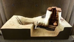 Maquette de four de potier gallo-romain.