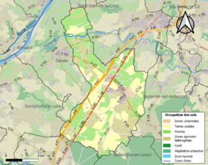 Carte de l'occupation des sols.