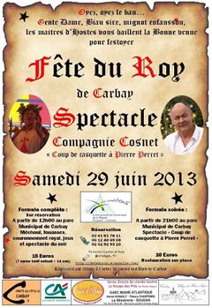 Affiche de la fête.