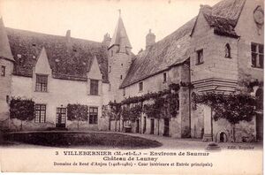 Carte postale ancienne du château.
