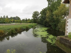 photographie de la rivière au Bourg-d'Iré.