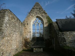 Photographie des vestiges de la chapelle Saint-Jean.