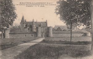 Carte postale ancienne, château de la Colaissières.