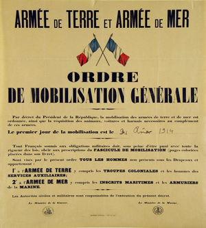 Ordre de mobilisation.