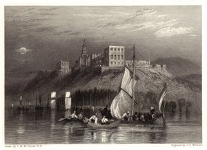 Gravure de Montjean en 1830.