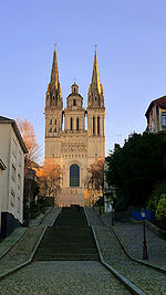 Photographie de la cathédrale Saint-Maurice d'Angers.