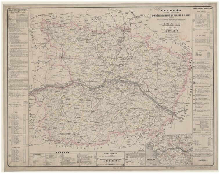 Fichier:Carte routière 1858 Fourcault.jpeg