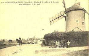 Carte postale ancienne du moulin.