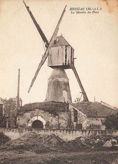 Carte postale ancienne du moulin.
