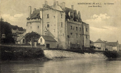 Photographie ancienne du château de Montsoreau.