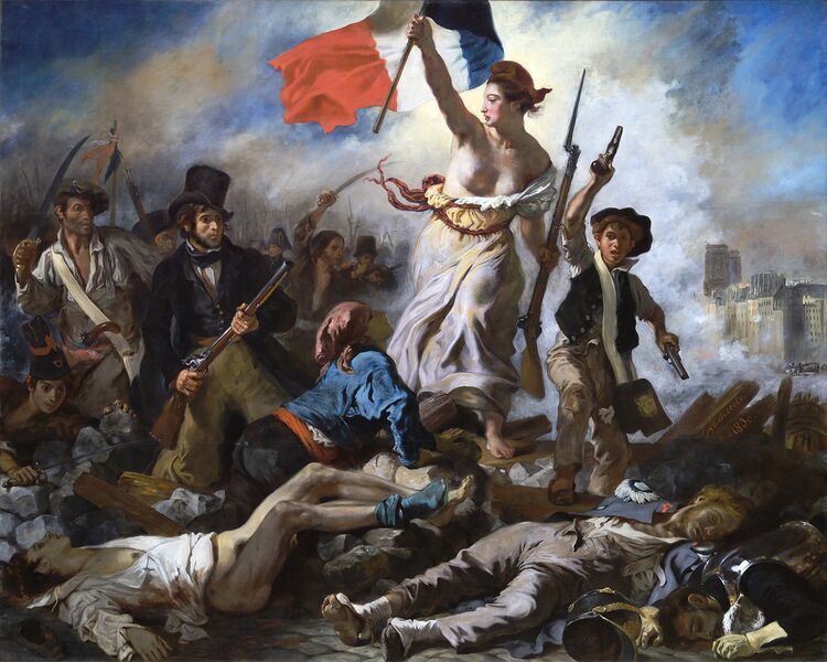 Fichier:Delacroix eugene liberte guidant peuple 1830.jpg