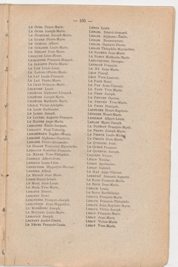 Page 105 de Historique du 6e régiment du génie - Guerre 1914 1918.