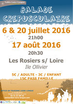 Balades crépusculaires 2016 aux Rosiers-sur-Loire.