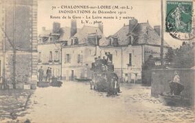 Inondation à Chalonnes.