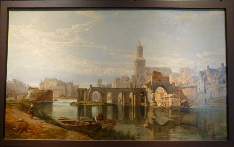 Fichier:Angers, Le vieux pont des Treilles en 1859.JPG