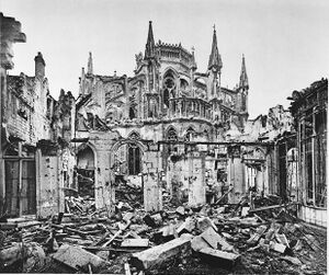 Dégâts de la Première Guerre mondiale - Année 1919.