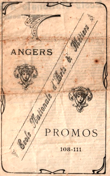 École Nationale d'Arts et Métiers d'Angers, promotion 1908-1911.