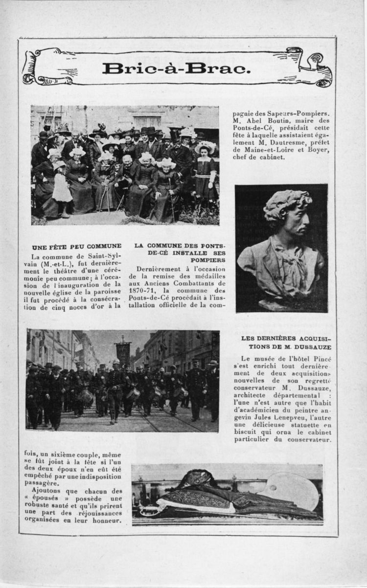 Page 183 de L'Anjou illustré de janvier 1912.