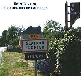 Entrée de Blaison-Gobier