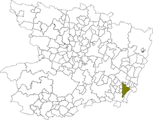 Situation dans le département