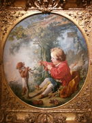 Fragonard, Le chien savant.