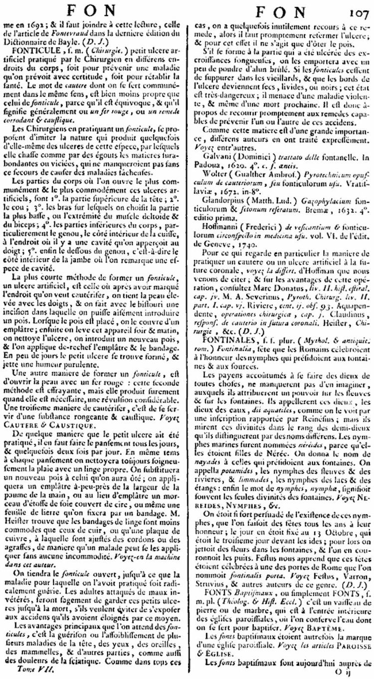 Page 107 du 7e tome de l’Encyclopédie de Diderot et d’Alembert.