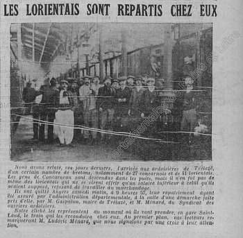 Article du Petit Courrier, 12 novembre 1911