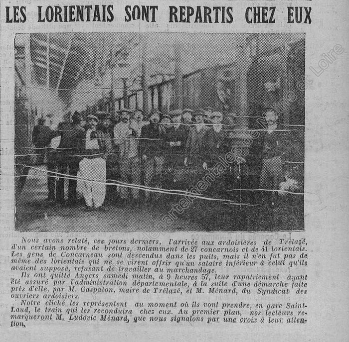 Journal Le Petit Courrier © Archives départementales de Maine-et-Loire