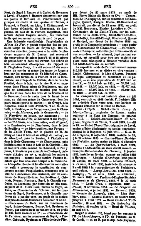 Dictionnaire Célestin Port de 1878, page 509.