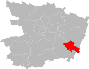 Carte de situation du canton.