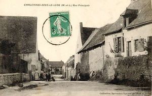 Carte postale ancienne du bourg.