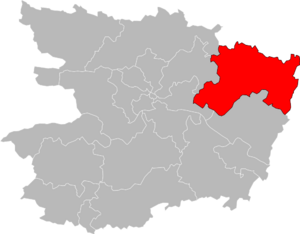 Carte de situation du canton.