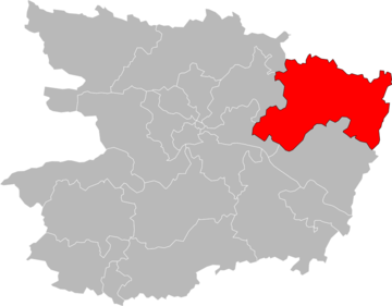 Carte de situation du canton