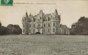 Carte postale ancienne du château de la Rochecantin.